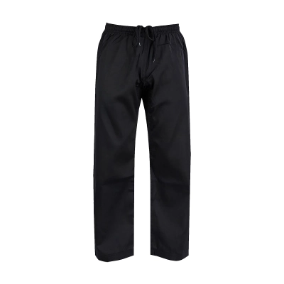 black karate pants