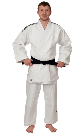 white j500 adidas judo training uniform 4