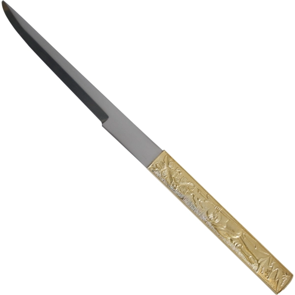 kozuka gold japanese knife