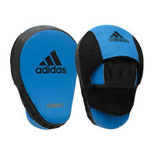 adidas boxing coaching mitt combat blue