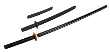 set črnih lesenih bokken daito shoto tanto