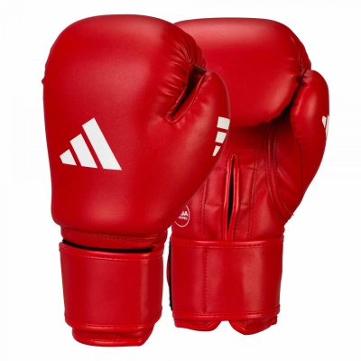 red iba adidas boxing gloves 7