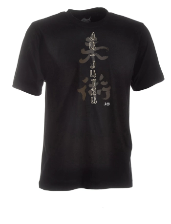 black jujutsu kanji t-shirt