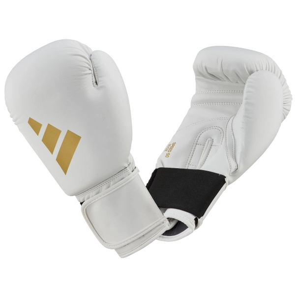 Boxing gloves Adidas SPEED 50 white gold NEW Budoshop.si