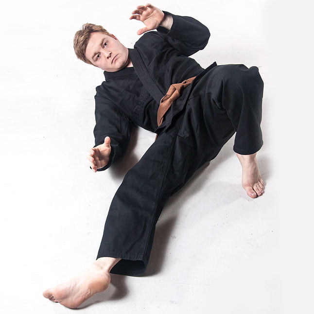 Karate/Ju jutsu/Ninjutsu Gi (Kimono) ''HEAVY BLACK''