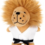 karate lion keychain